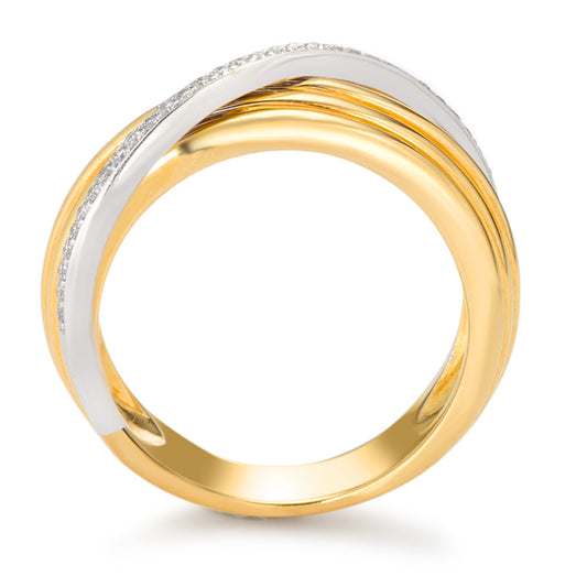 Ringe 750/18K guld Diamant 0.12 ct, w-si