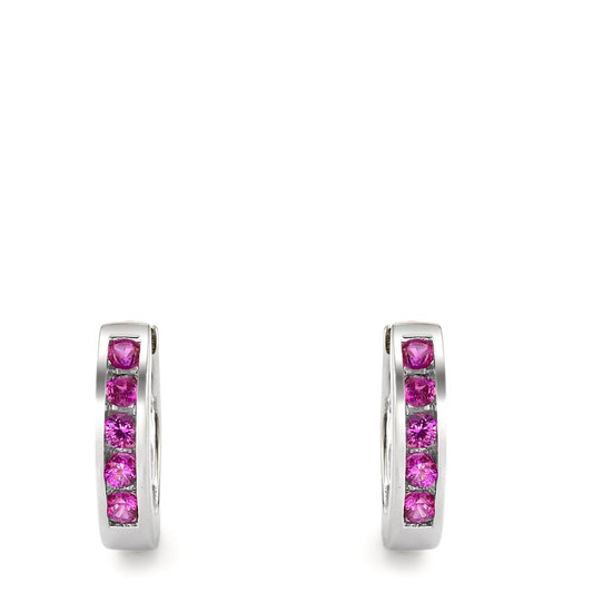 Click kreoler Sølv Zirconia rhodineret