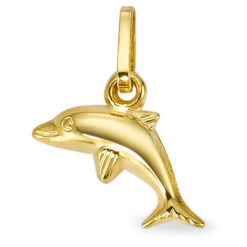 Vedhæng 375/9K guld Delfin