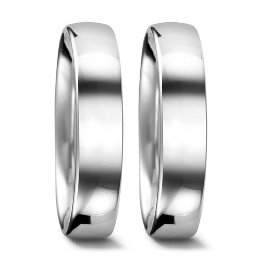 Partnerringe 750/18K hvidguld