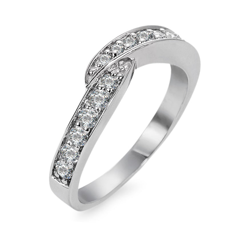 Ringe 750/18K hvidguld Diamant 0.415 ct, 15 Sten , w-si