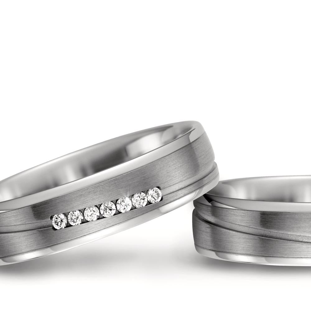 Partnerringe 750/18K hvidguld