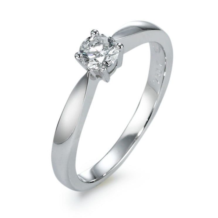 Solitaire ring 750/18K hvidguld Diamant 0.30 ct, w-si
