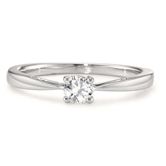 Solitaire ring 750/18K hvidguld Diamant 0.25 ct, w-si