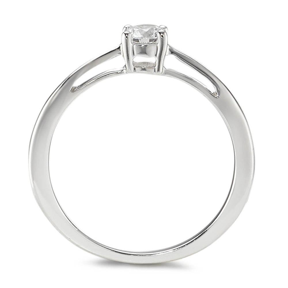Solitaire ring 750/18K hvidguld Diamant 0.25 ct, w-si
