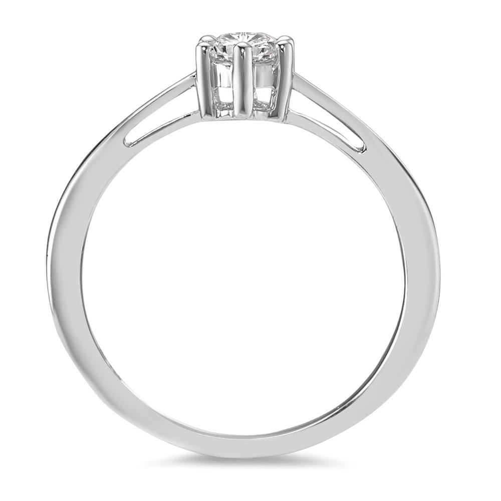 Solitaire ring 750/18K hvidguld Diamant 0.25 ct, w-si