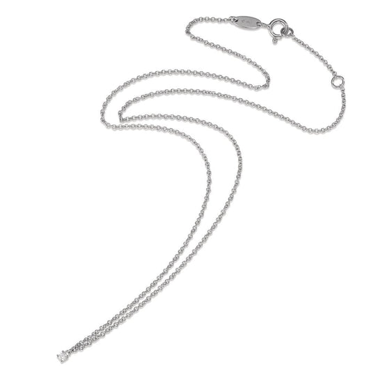 Collier 750/18K hvidguld Diamant 0.04 ct, w-si 40-42 cm