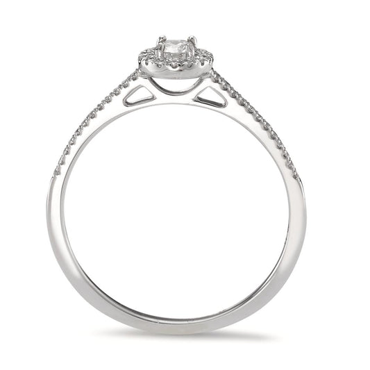 Solitaire ring 750/18K hvidguld Diamant 0.21 ct, w-si