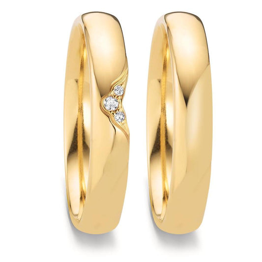 Partnerringe 750/18K guld