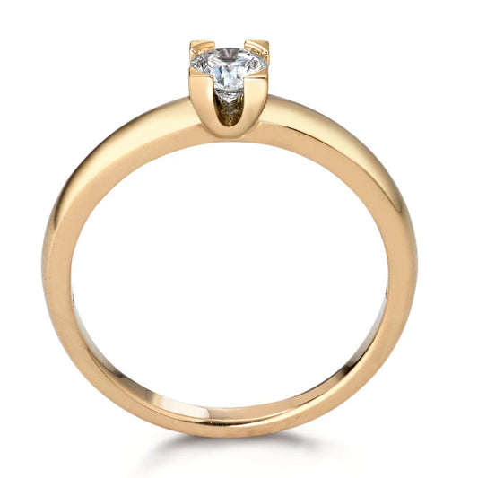 Solitaire ring 750/18K guld Diamant 0.30 ct, w-si