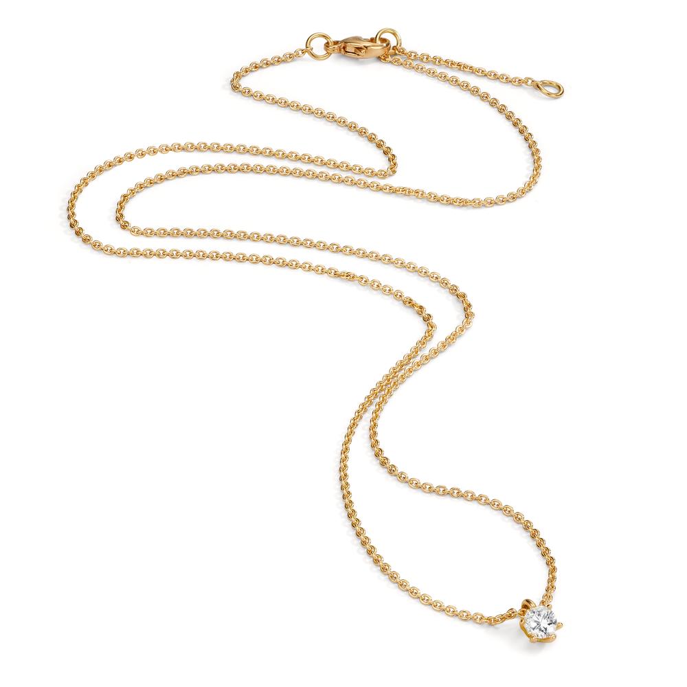Collier 750/18K guld Diamant 0.15 ct, w-si 40-42 cm