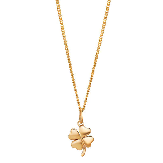 Vedhæng Bronze Zirconia Shamrock Ø10 mm