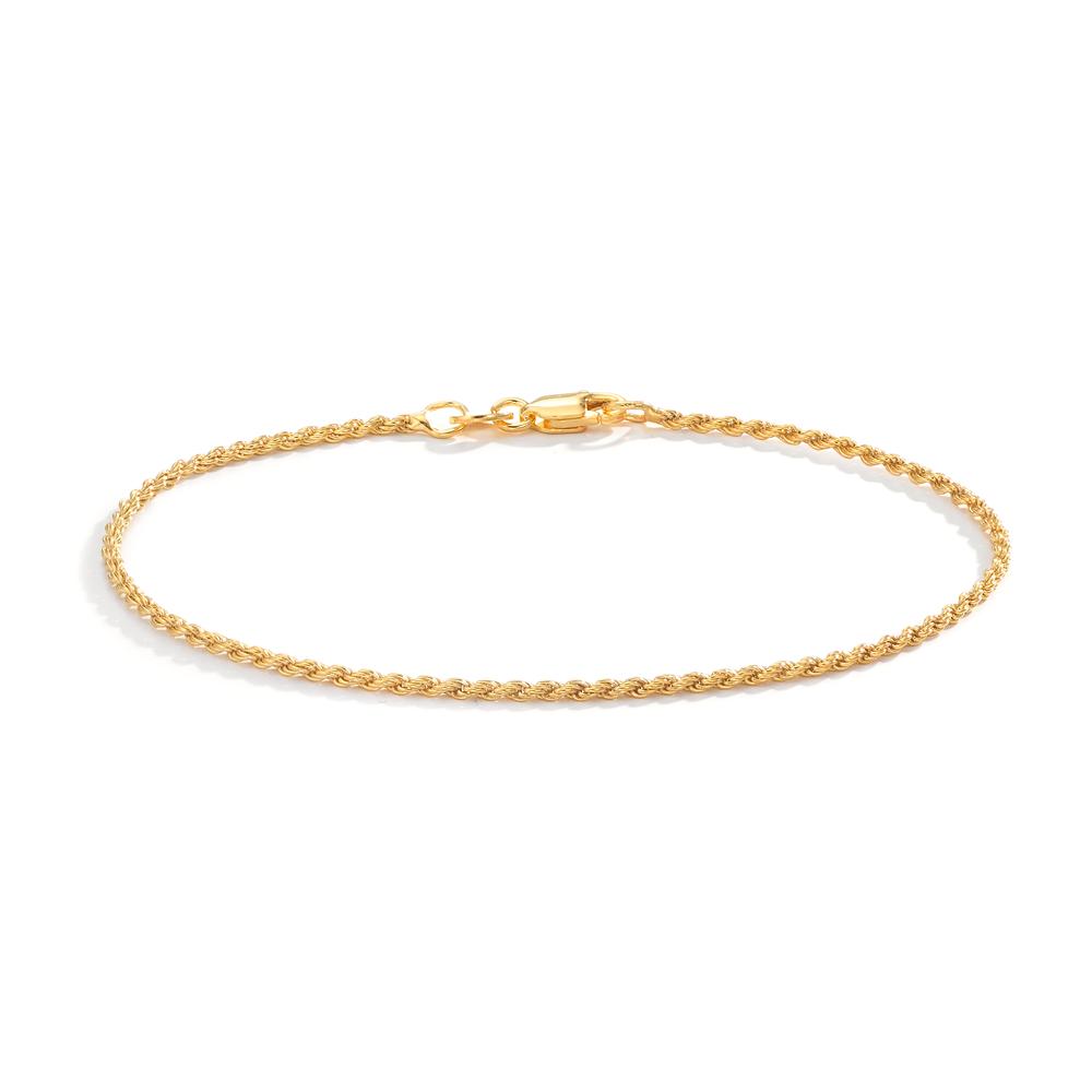 Armbånd Sølv gul forgyldt 18 cm Ø1.4 mm