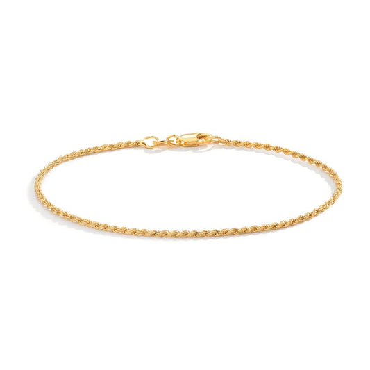 Armbånd Sølv gul forgyldt 18 cm Ø1.4 mm