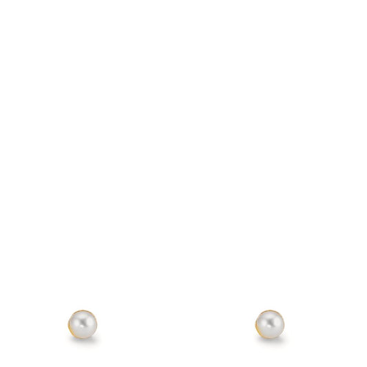 Ørestikker 375/9K guld Skinnende perler, 2 Perler 2-2.5 mm