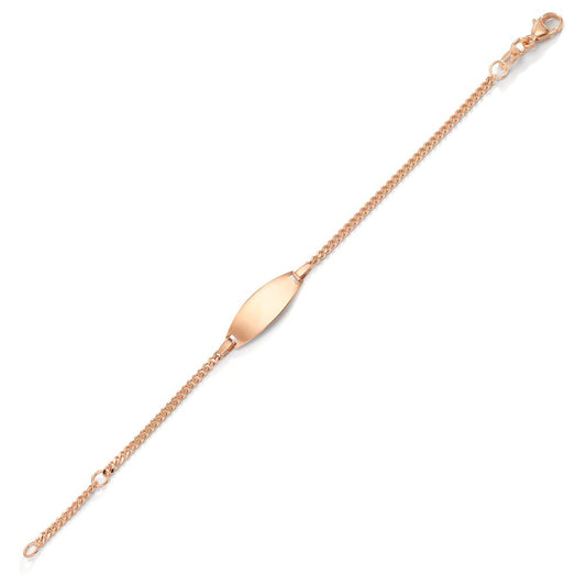 Indgraveret armbånd 750/18K rødguld 12-14 cm