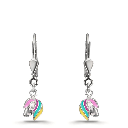 Øreringe Sølv rhodineret Hest