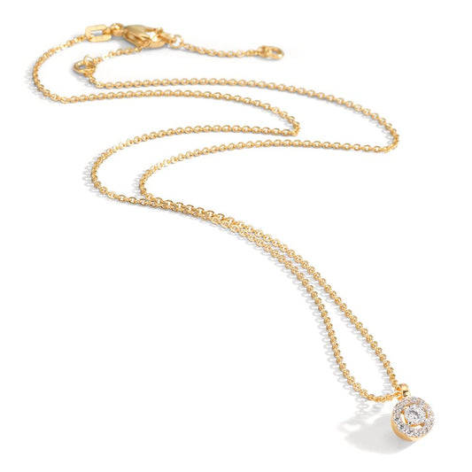 Collier 375/9K guld Zirconia 38-42 cm