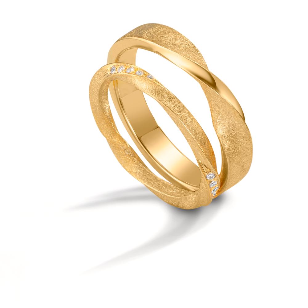 Partnerringe 750/18K guld