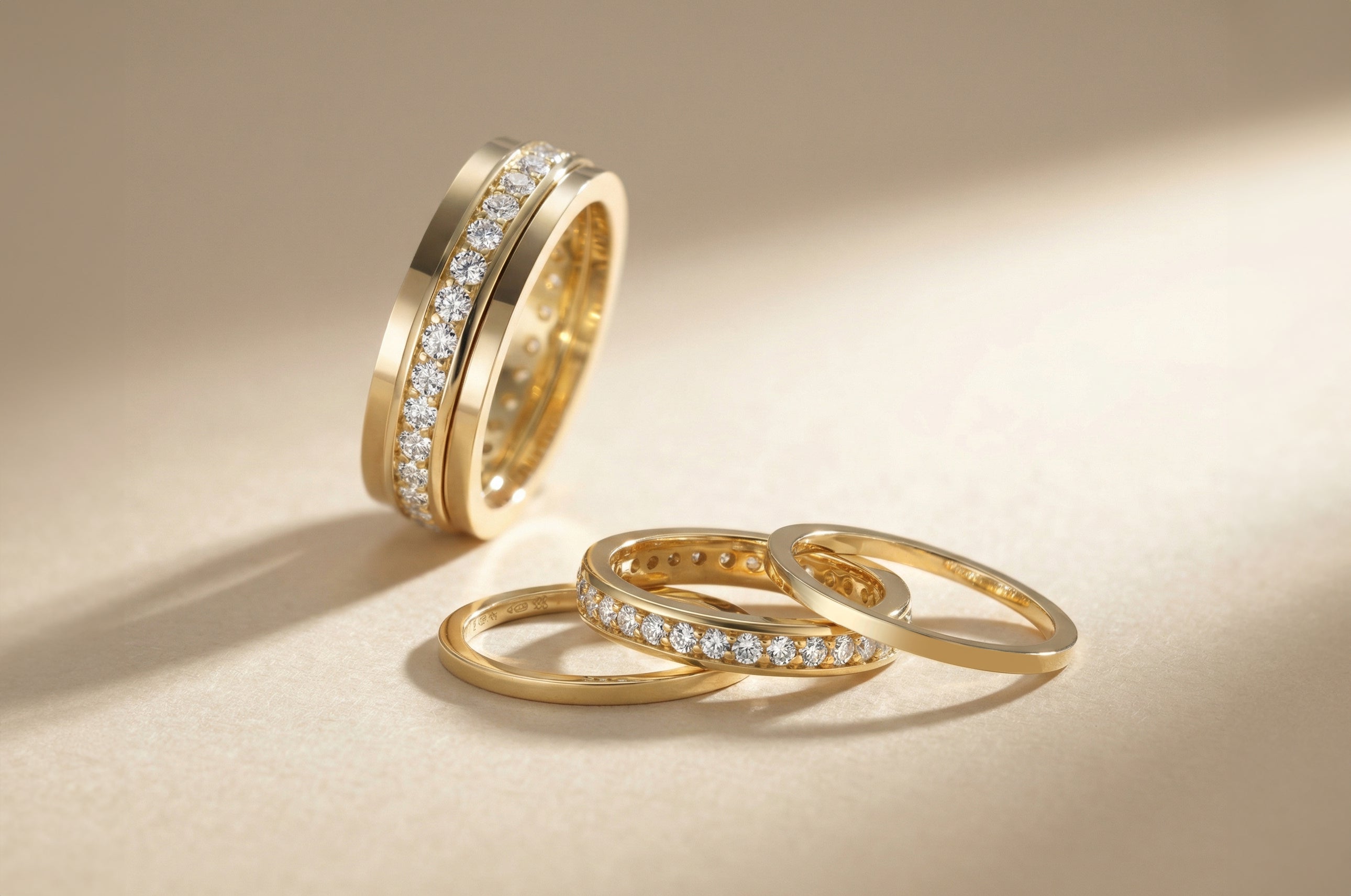 Damen - Ringsets - Gold