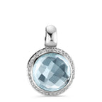 Vedhæng 750/18K hvidguld Topas 0.14 ct, w-si