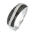 Ringe 750/18K hvidguld Diamant 0.61 ct, 92 Sten , w-si