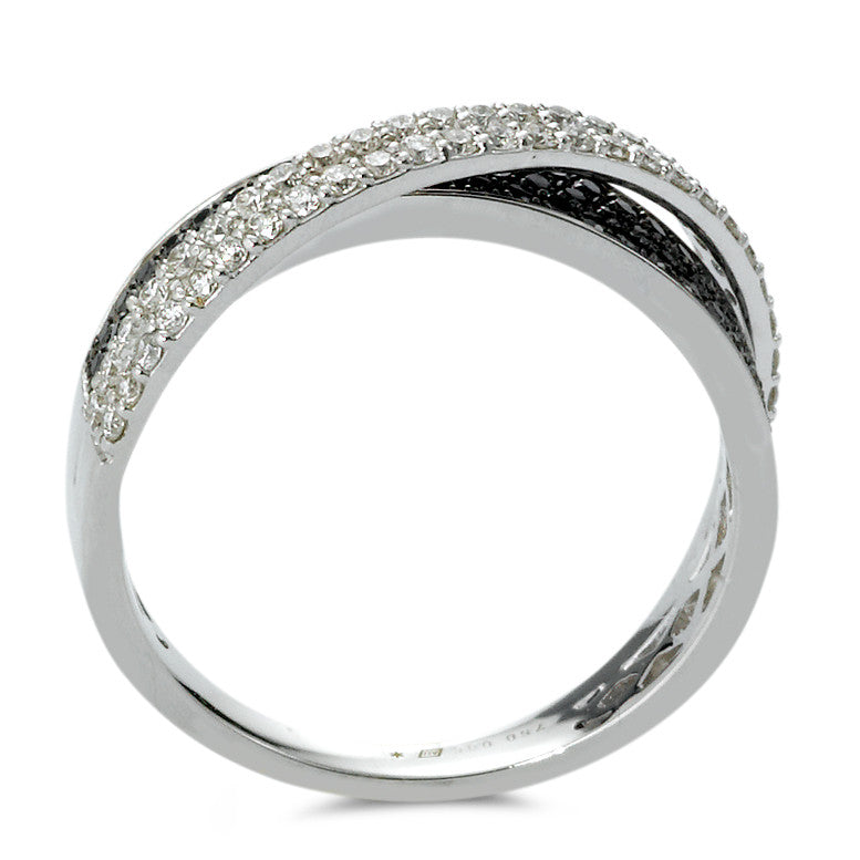 Ringe 750/18K hvidguld Diamant 0.85 ct, w-si