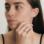 Solitaire ring 750/18K guld Diamant 0.20 ct, w-si