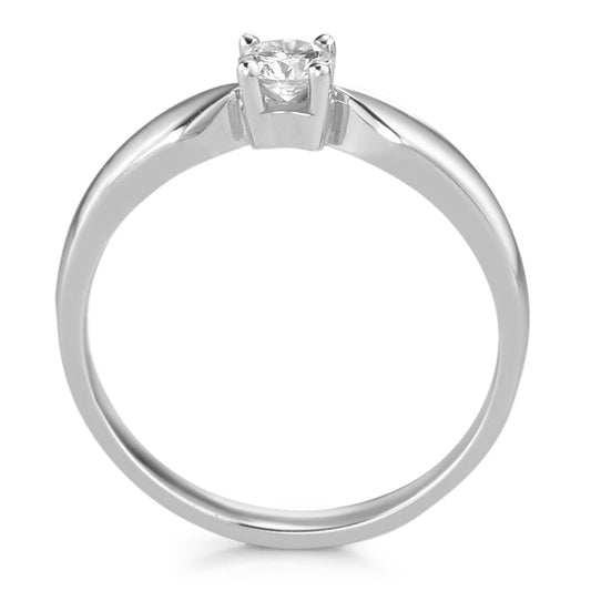 Solitaire ring 750/18K hvidguld Diamant 0.20 ct, w-si
