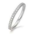 Memory ring 750/18K hvidguld Diamant 0.25 ct, 21 Sten , w-si