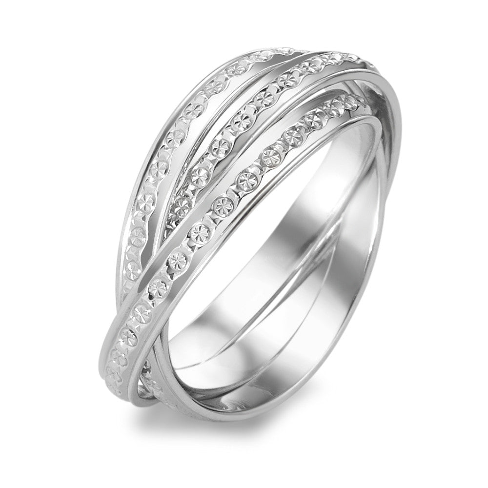 Ringe 750/18K hvidguld