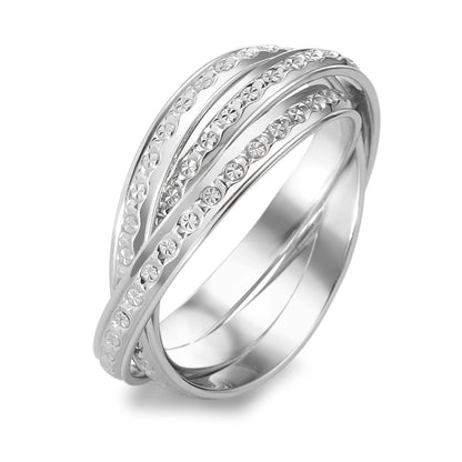 Ringe 750/18K hvidguld