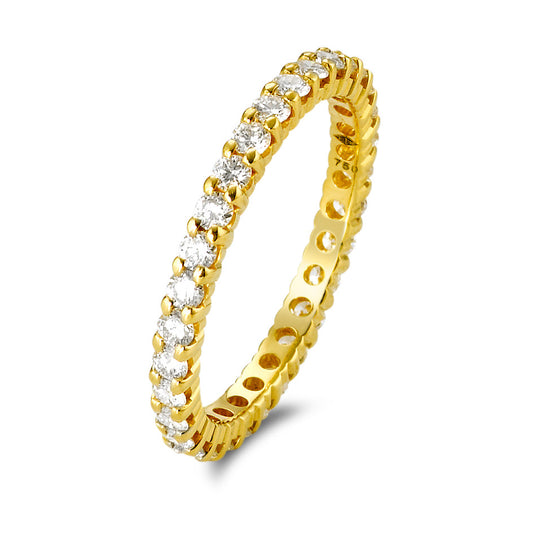 Memory ring 750/18K guld Diamant 0.75 ct, w-si