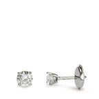 Ørestikker 750/18K hvidguld Diamant 0.40 ct, 2 Sten , w-si