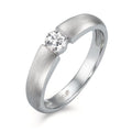 Solitaire ring 750/18K hvidguld Diamant hvid , 0.20 ct, w-si Ø3.8 mm