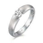 Solitaire ring 750/18K hvidguld Diamant hvid , 0.20 ct, w-si Ø3.8 mm