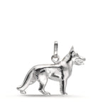 Vedhæng Sølv rhodineret Hund