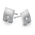 Ørestikker 750/18K hvidguld Diamant 0.20 ct, 2 Sten , w-si