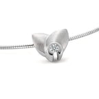 Vedhæng 750/18K hvidguld Diamant 0.12 ct, w-si