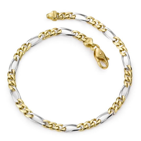 Armbånd 750/18K guld, 750/18K hvidguld 22 cm