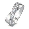 Ringe 750/18K hvidguld Zirconia 15 Sten