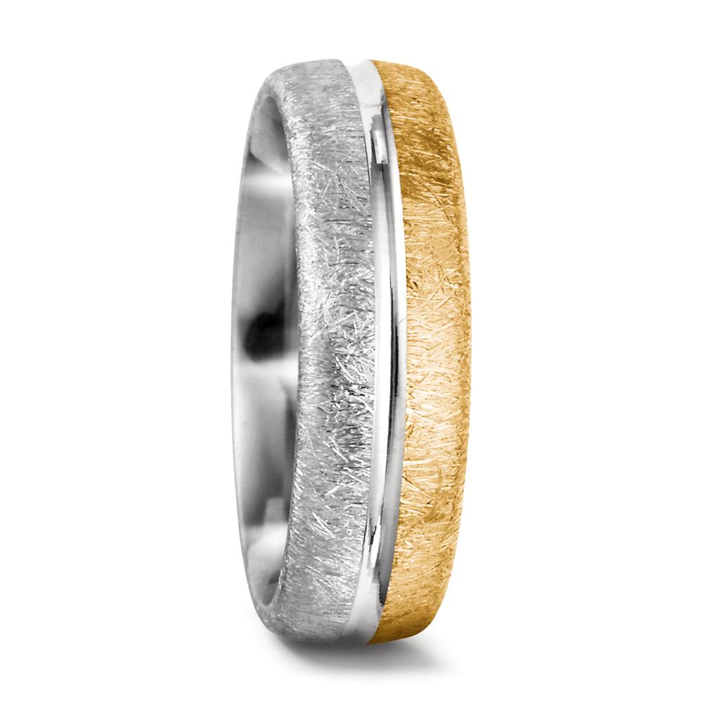 Partnerringe 750/18K guld, 750/18K hvidguld