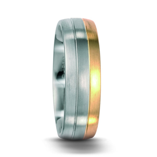 Ringe 500 palladium, 750/18K guld, 750/18K hvidguld