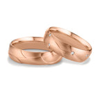 Partnerringe 750/18K roseguld