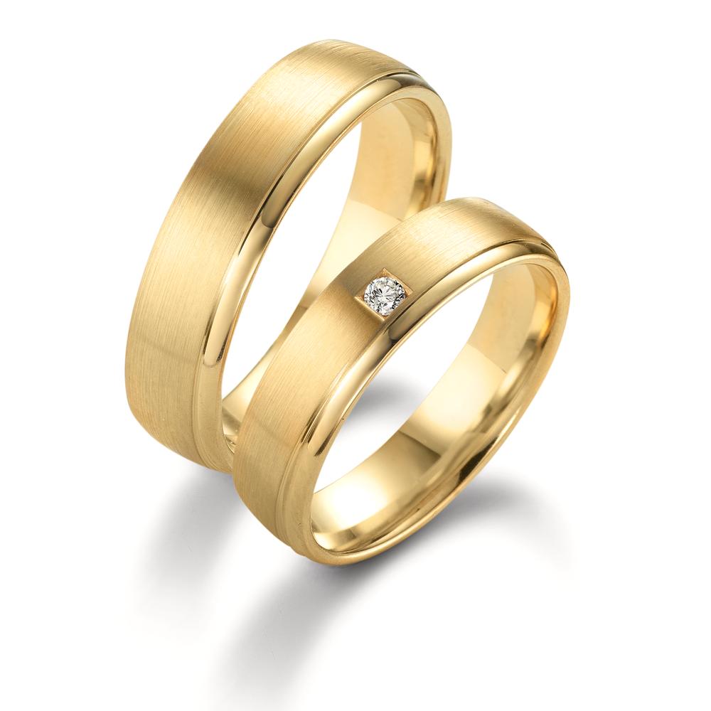 Partnerringe 750/18K guld