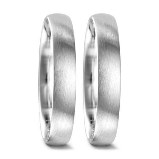 Partnerringe 750/18K hvidguld