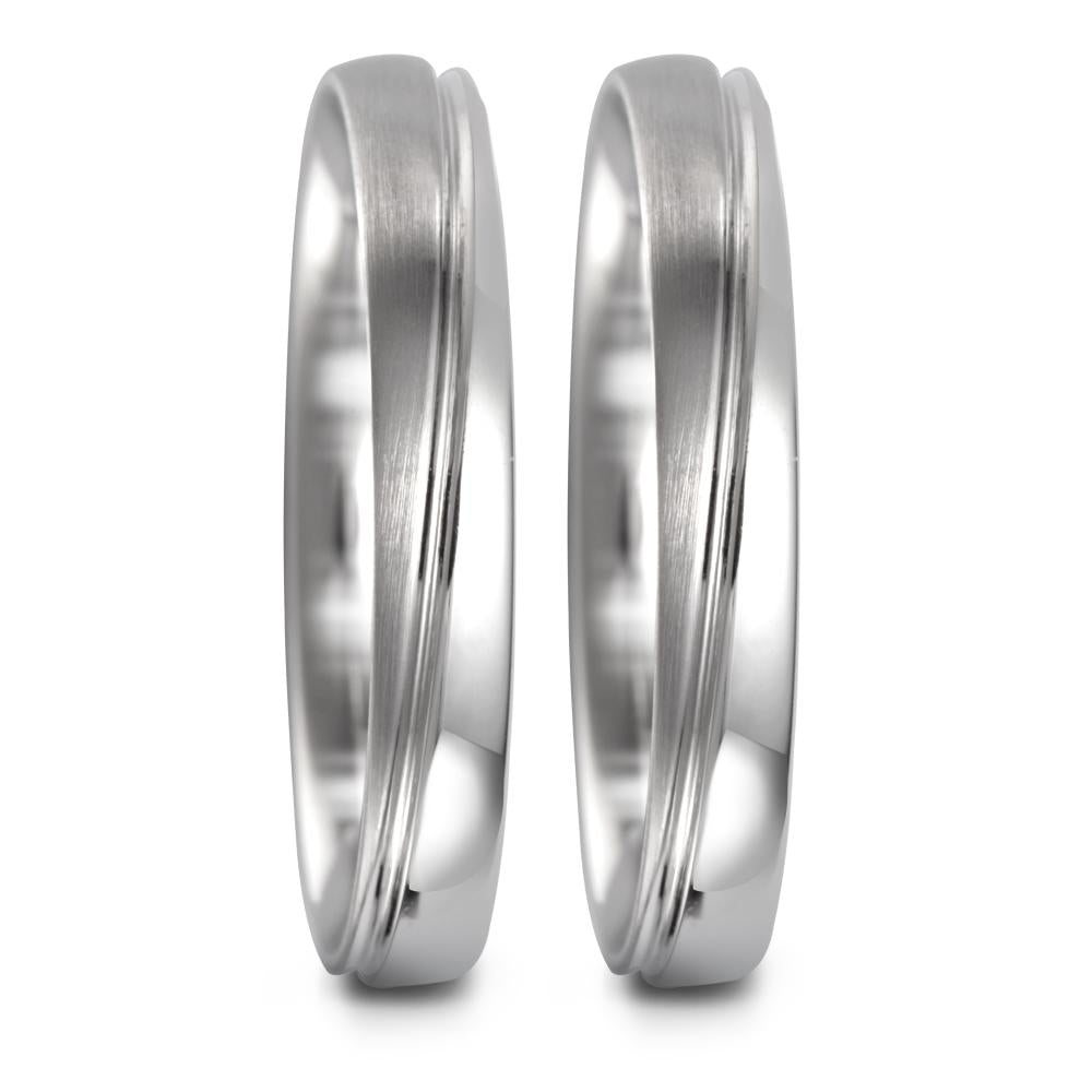 Partnerringe 750/18K hvidguld