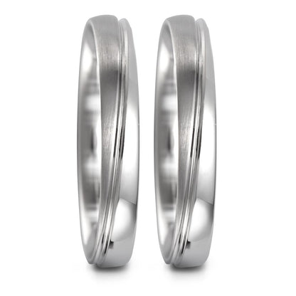Partnerringe 750/18K hvidguld
