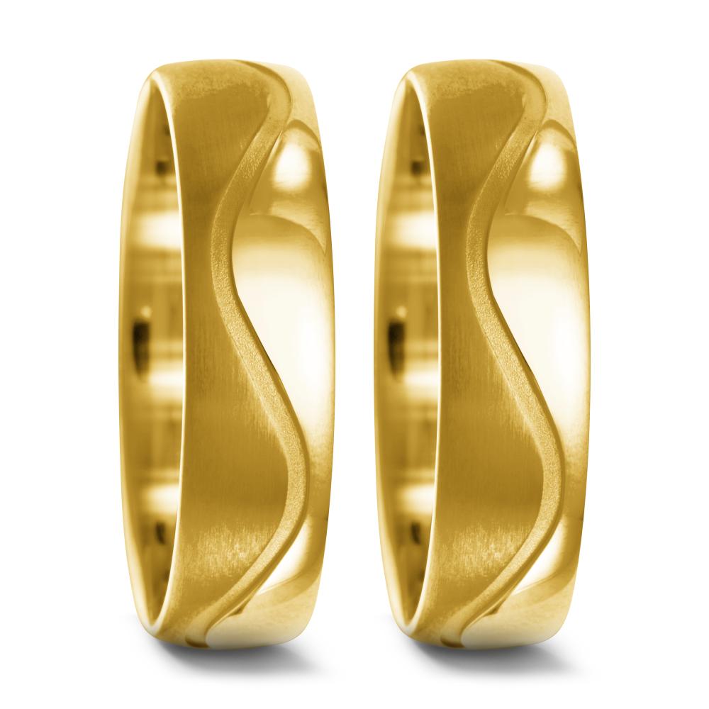 Partnerringe 750/18K guld