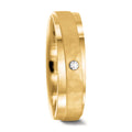 Partnerringe 750/18K guld Diamant 0.037 ct, w-si